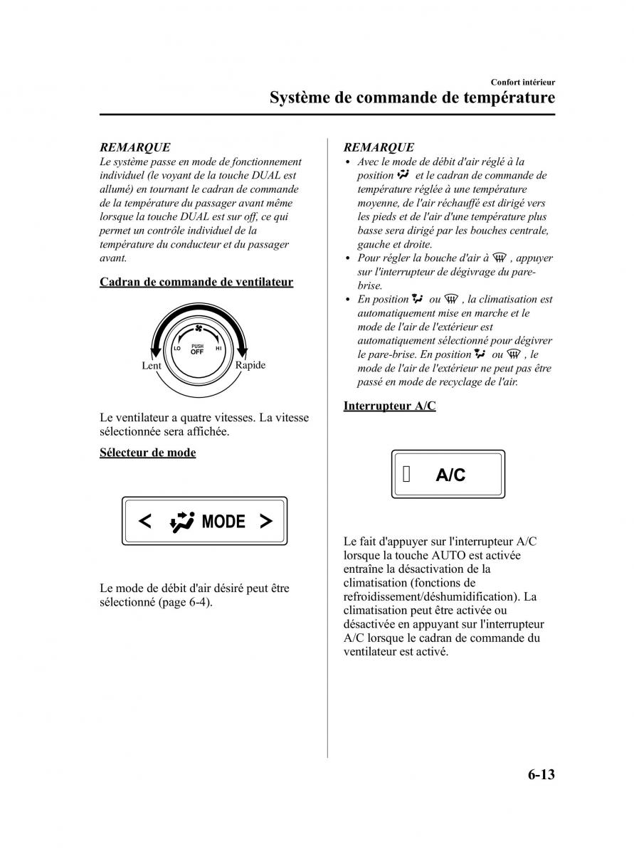 Mazda 3 II 2 manuel du proprietaire / page 278