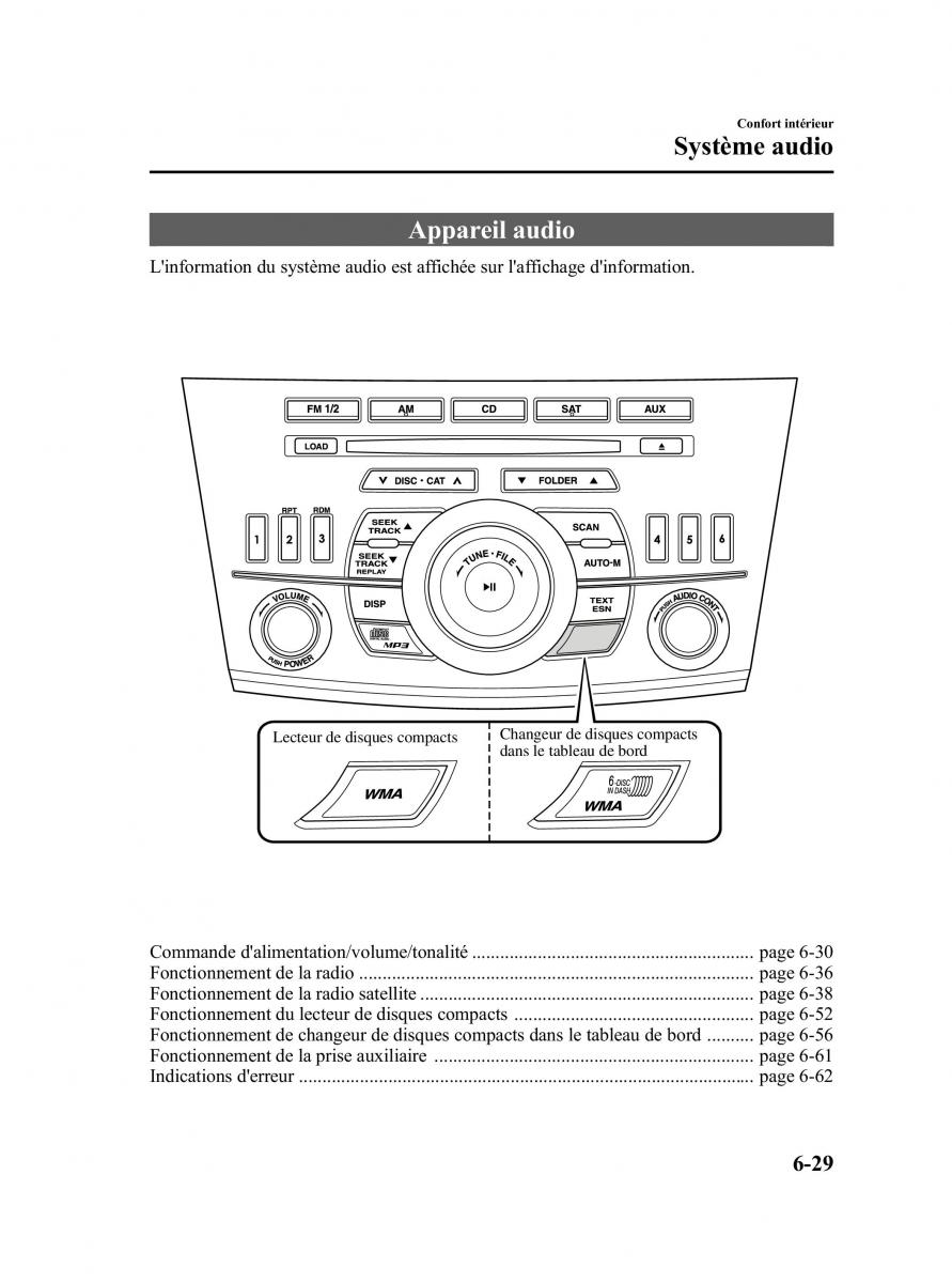 Mazda 3 II 2 manuel du proprietaire / page 294