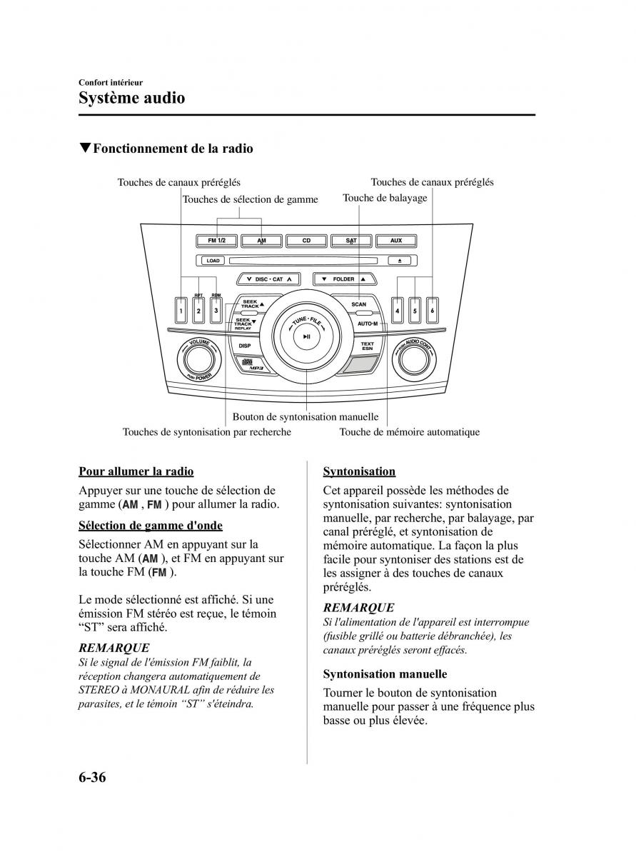 Mazda 3 II 2 manuel du proprietaire / page 301