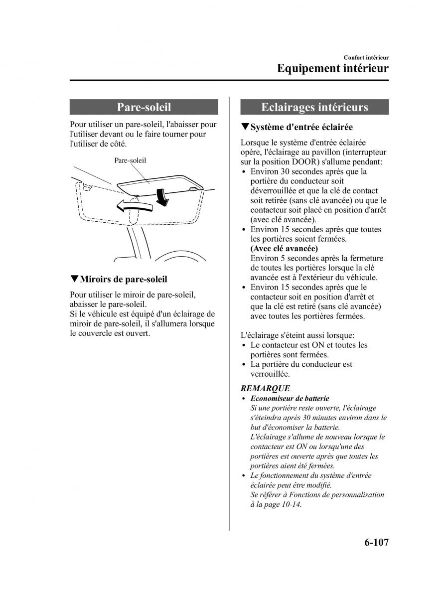 Mazda 3 II 2 manuel du proprietaire / page 372