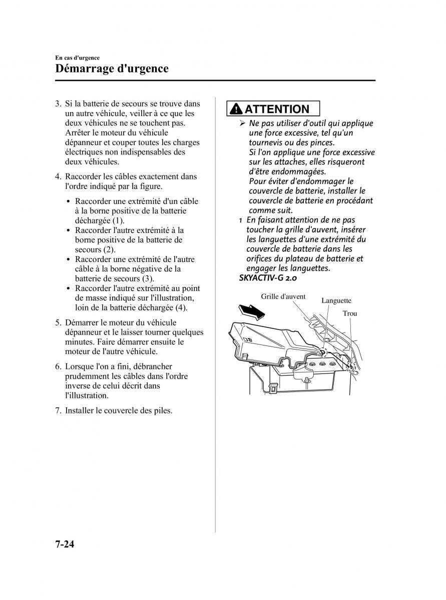 Mazda 3 II 2 manuel du proprietaire / page 419