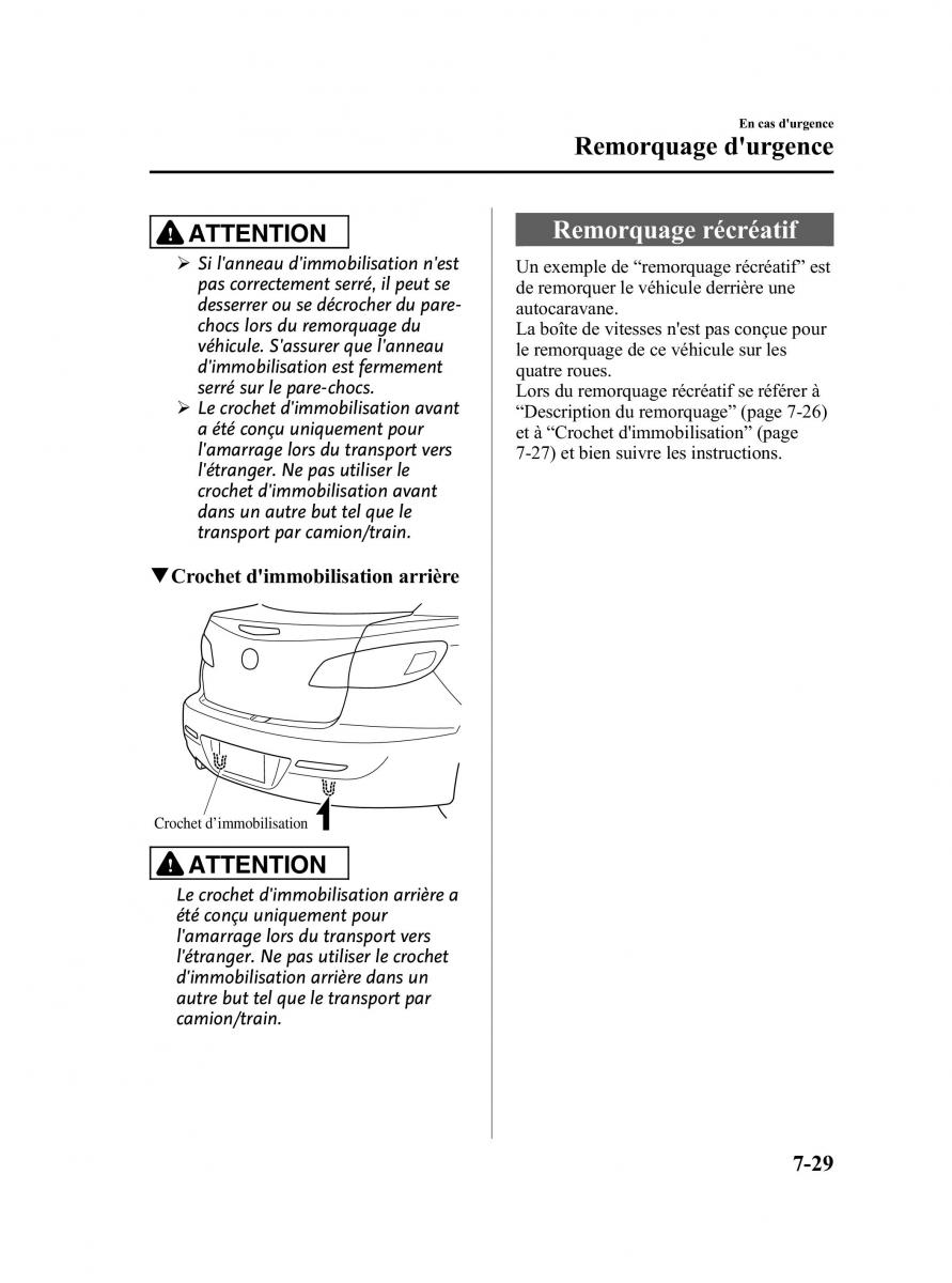 Mazda 3 II 2 manuel du proprietaire / page 424