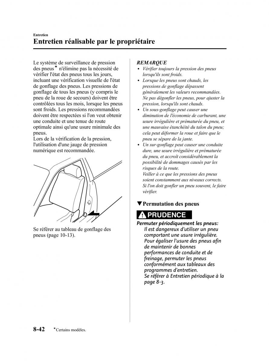 Mazda 3 II 2 manuel du proprietaire / page 467