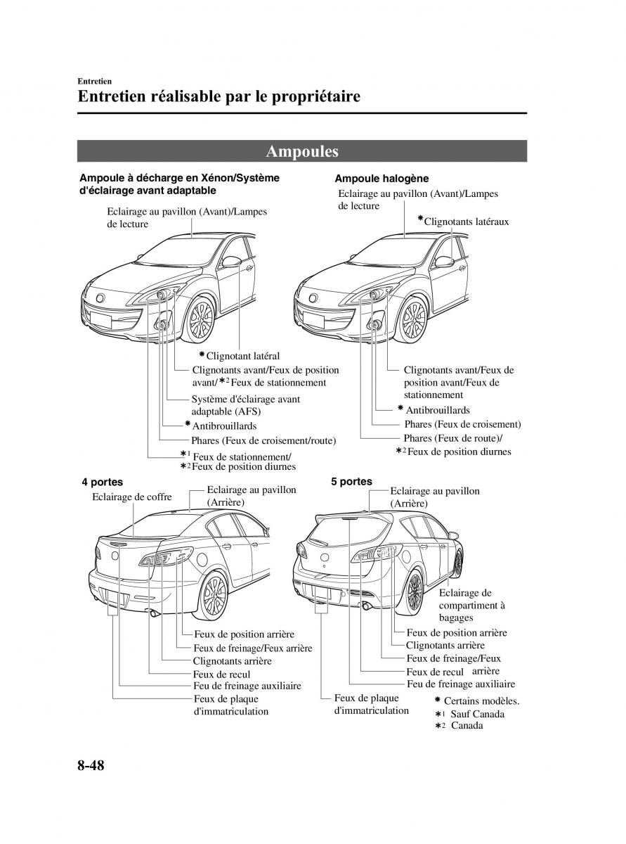 Mazda 3 II 2 manuel du proprietaire / page 473