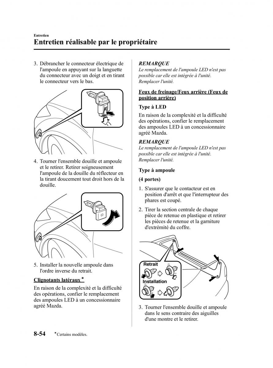 Mazda 3 II 2 manuel du proprietaire / page 479