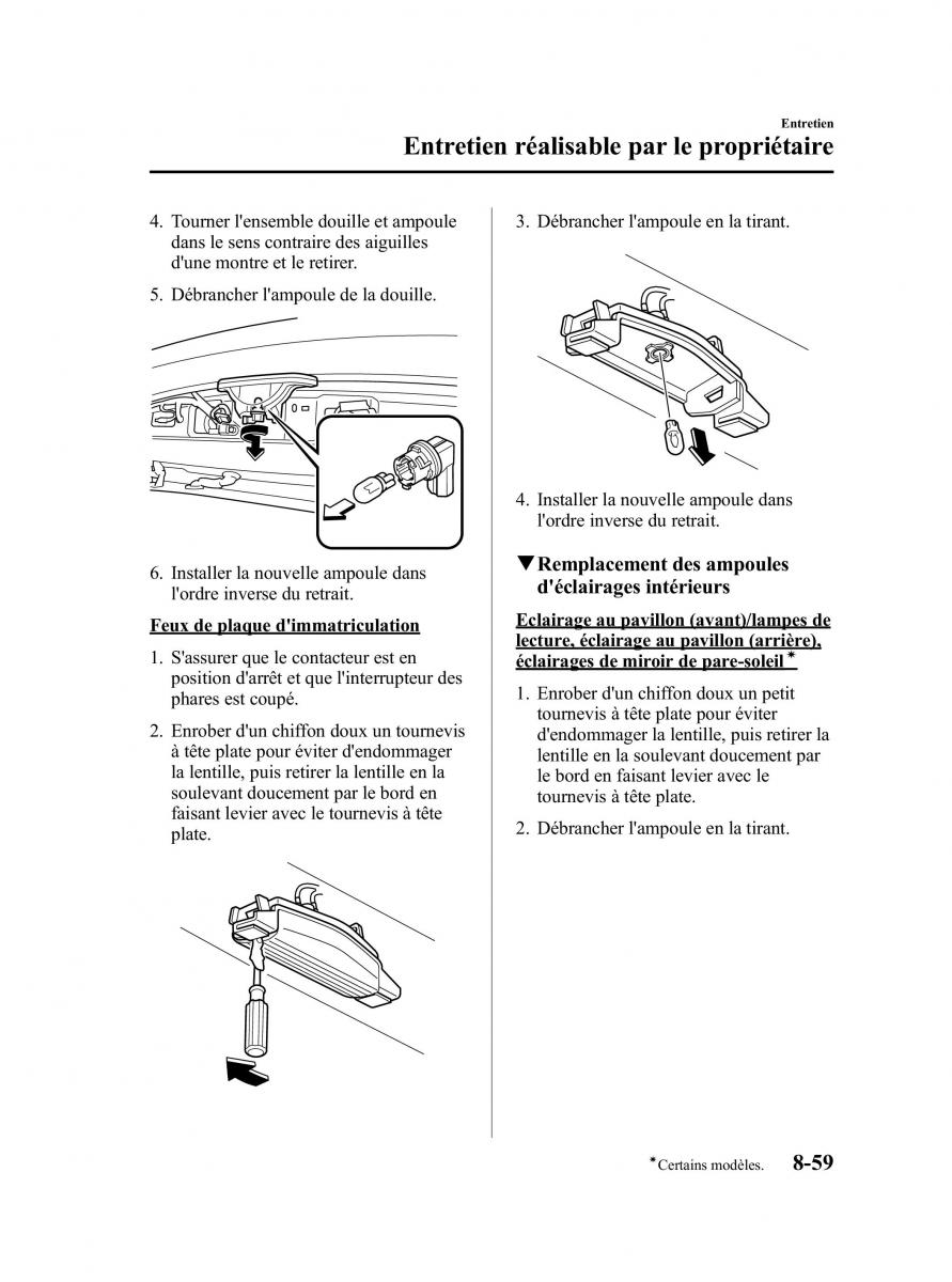 Mazda 3 II 2 manuel du proprietaire / page 484