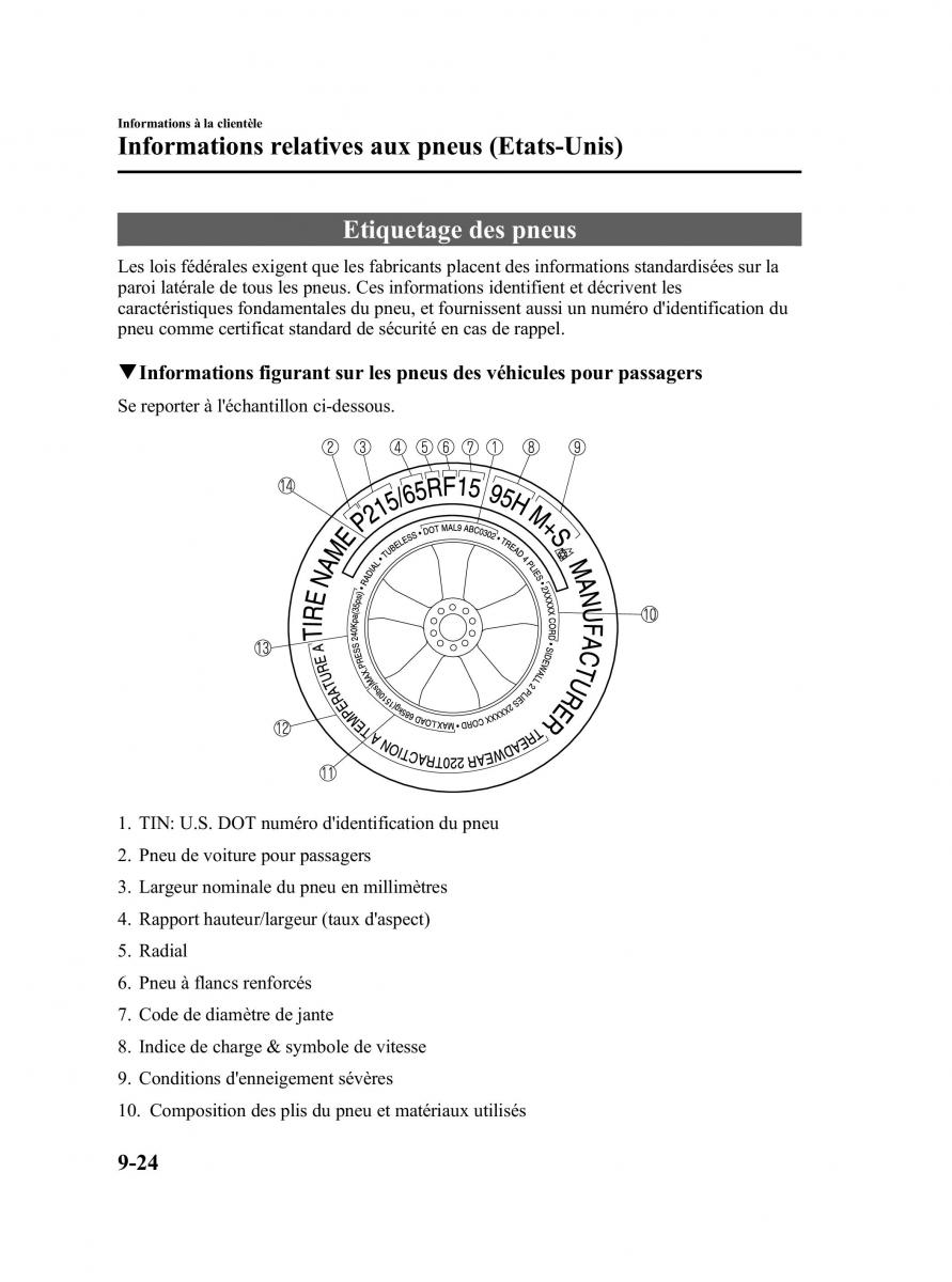 Mazda 3 II 2 manuel du proprietaire / page 527