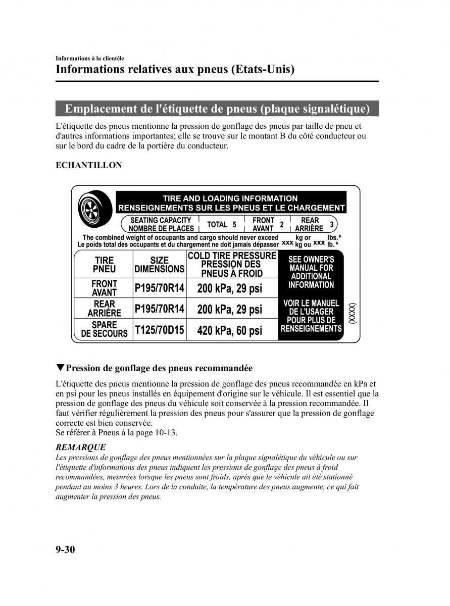 Mazda 3 II 2 manuel du proprietaire / page 533