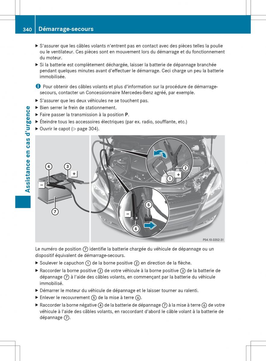 Mercedes Benz R Class manuel du proprietaire / page 342