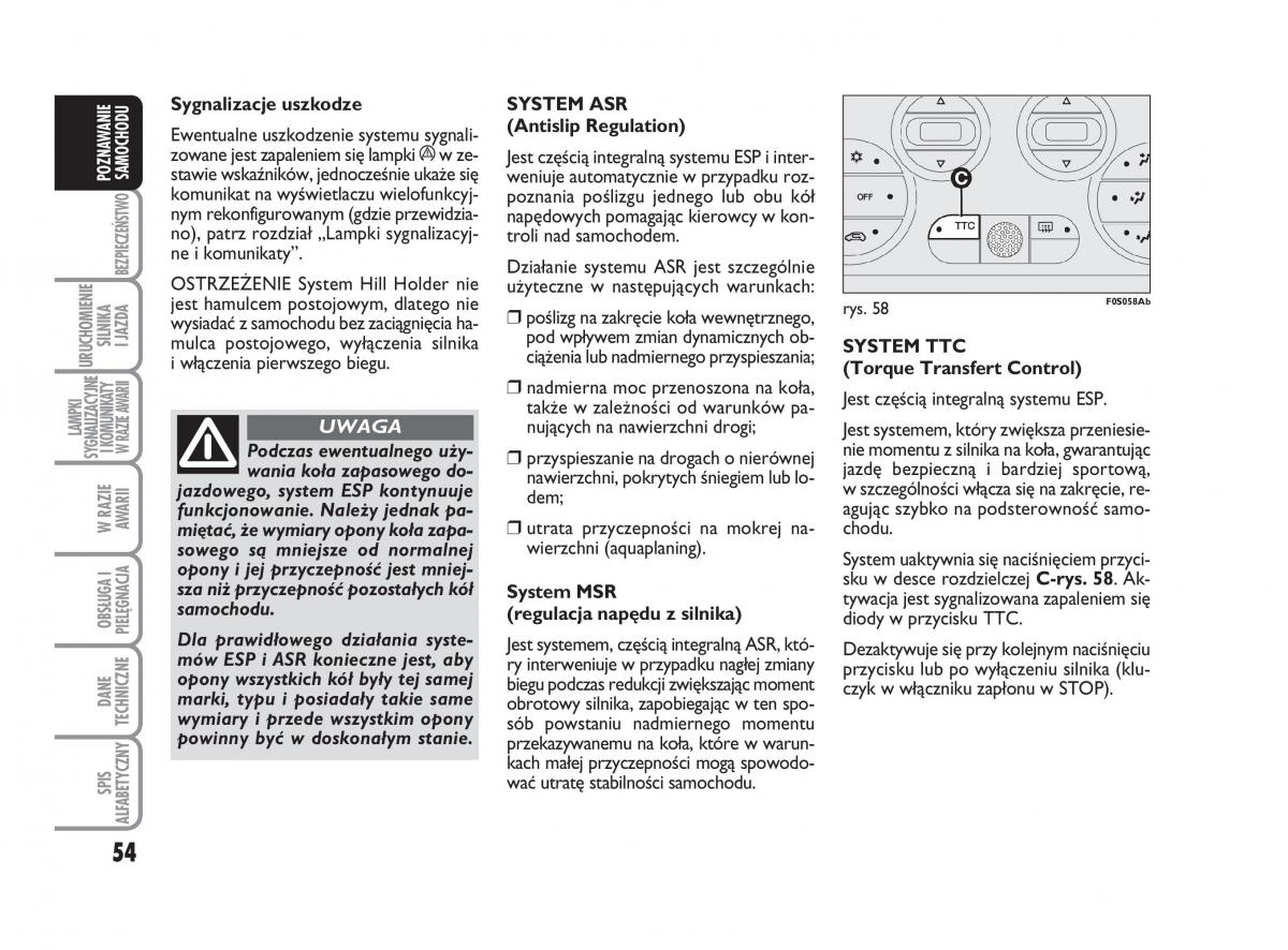 Abarth 500 instrukcja obslugi / page 55