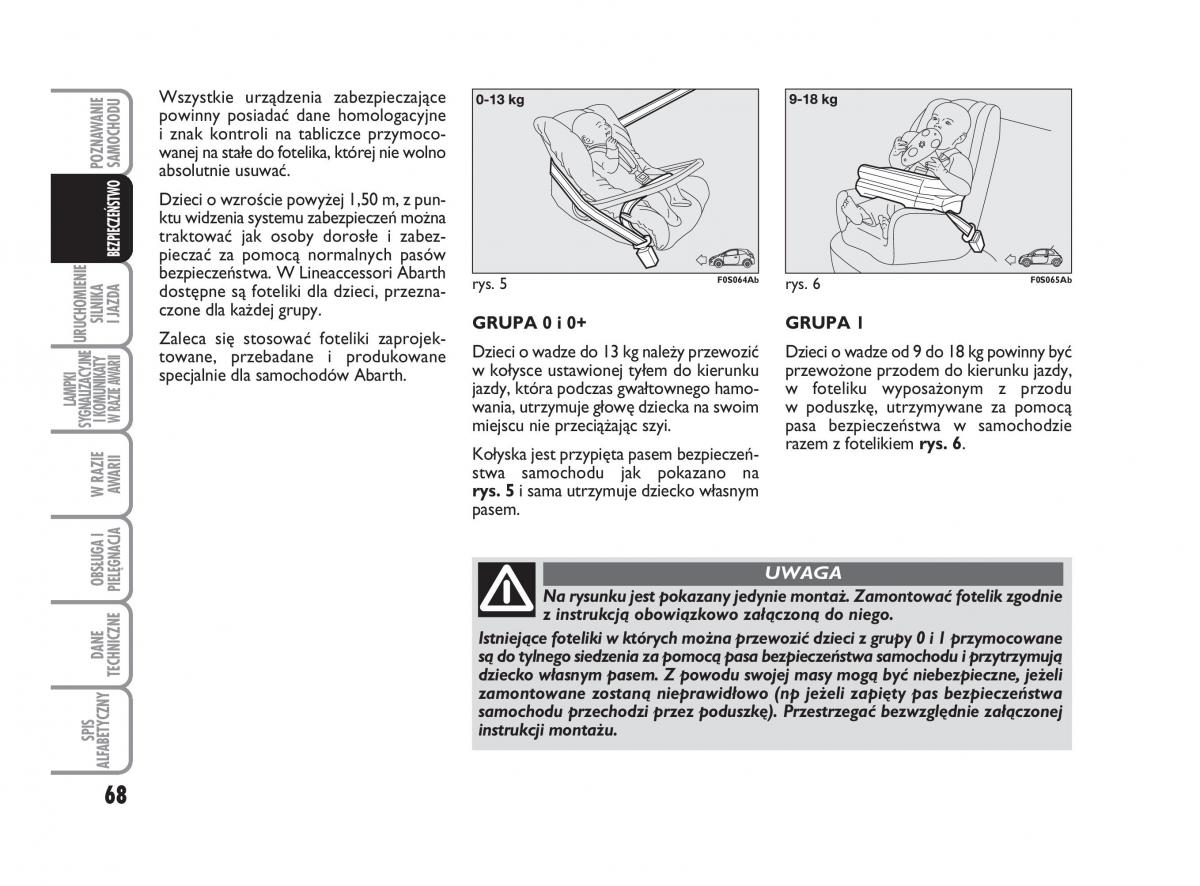 Abarth 500 instrukcja obslugi / page 69