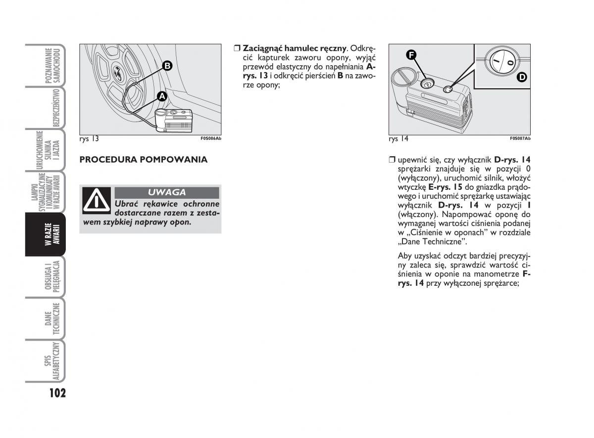 Abarth 500 instrukcja obslugi / page 103