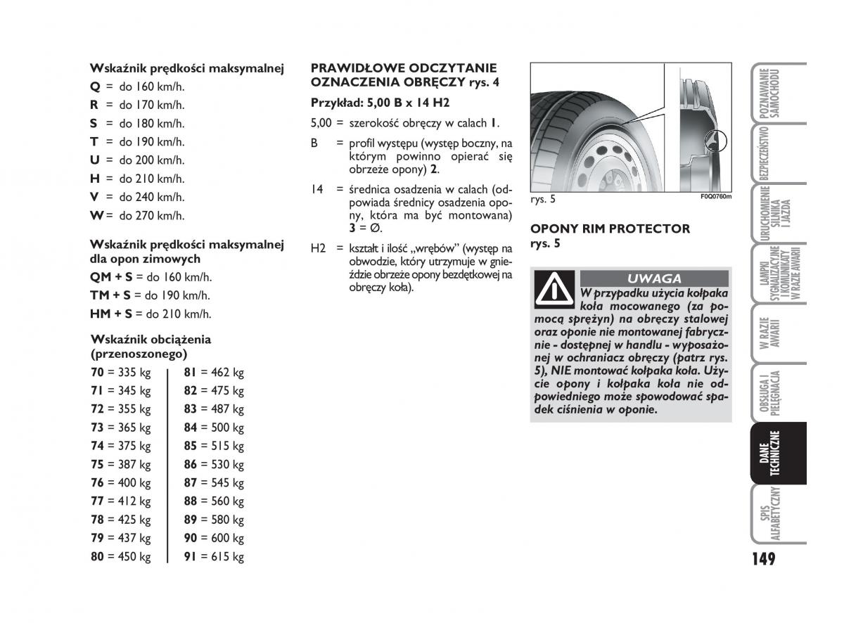 Abarth 500 instrukcja obslugi / page 150