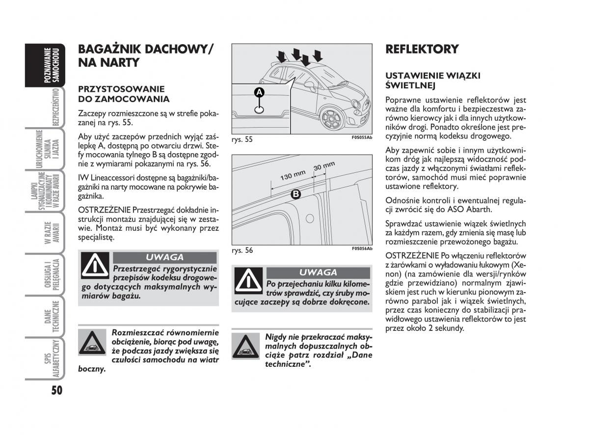 Abarth 500 instrukcja obslugi / page 51