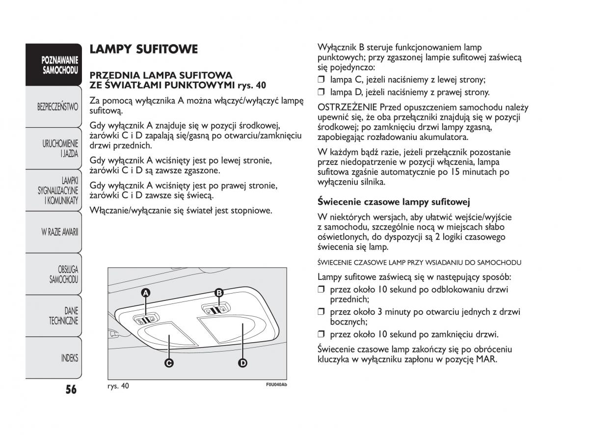 manual  Abarth Punto instrukcja / page 57