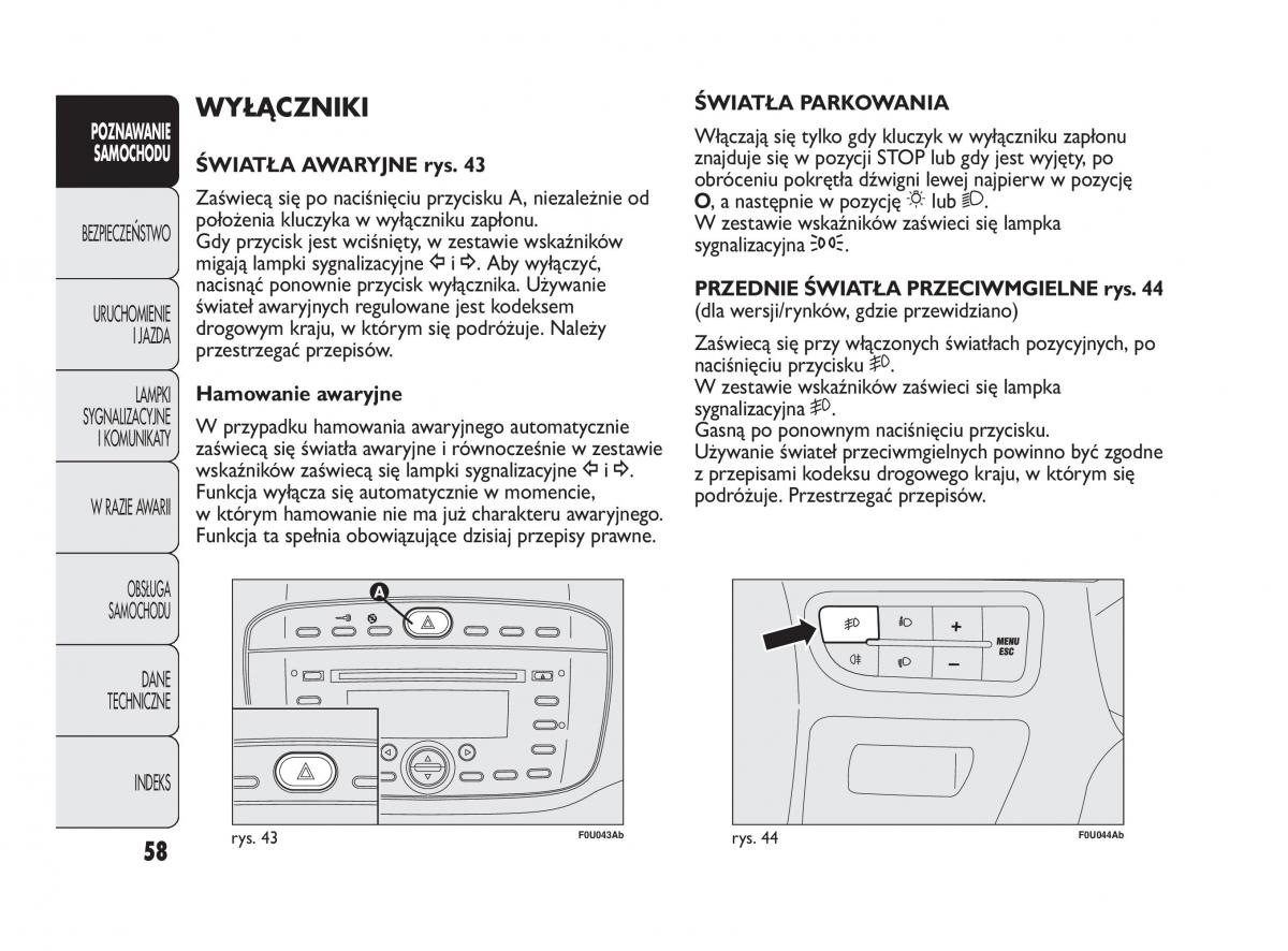 Abarth Punto instrukcja obslugi / page 59