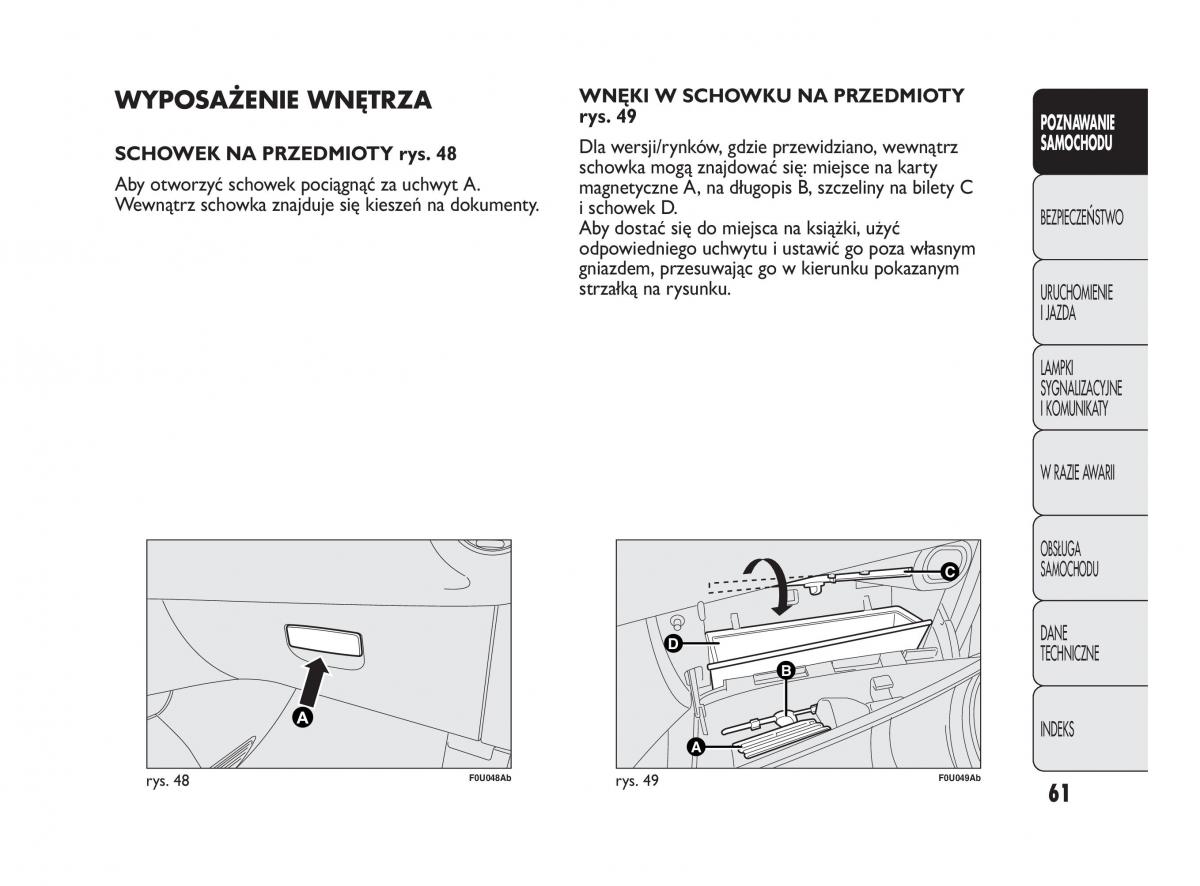 manual  Abarth Punto instrukcja / page 62