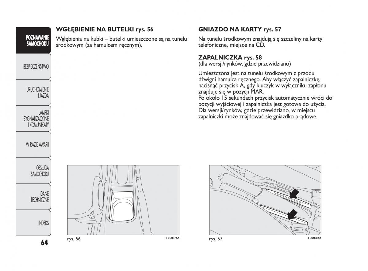 manual  Abarth Punto instrukcja / page 65