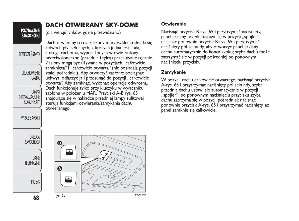 manual  Abarth Punto instrukcja / page 69