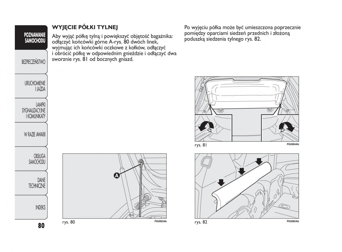 manual  Abarth Punto instrukcja / page 81