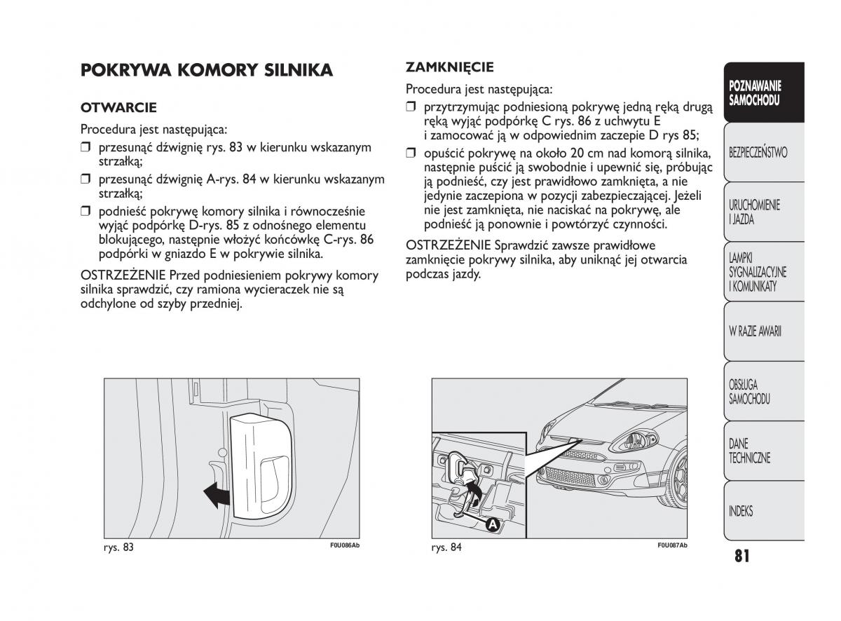 manual  Abarth Punto instrukcja / page 82