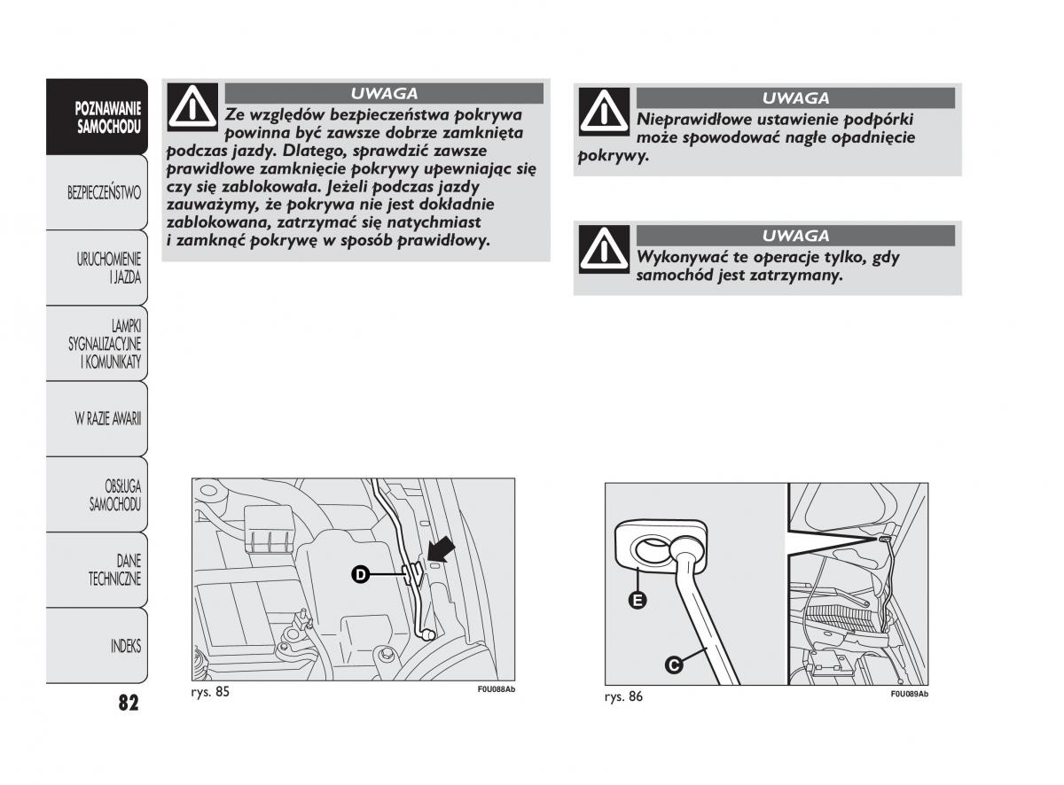 manual  Abarth Punto instrukcja / page 83