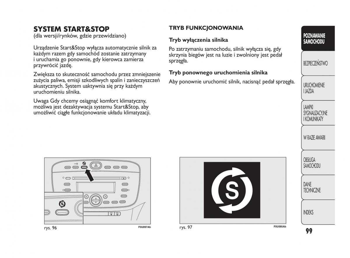 manual  Abarth Punto instrukcja / page 100