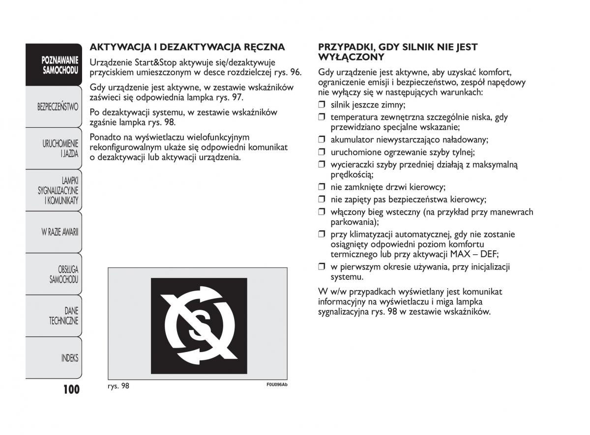 Abarth Punto instrukcja obslugi / page 101