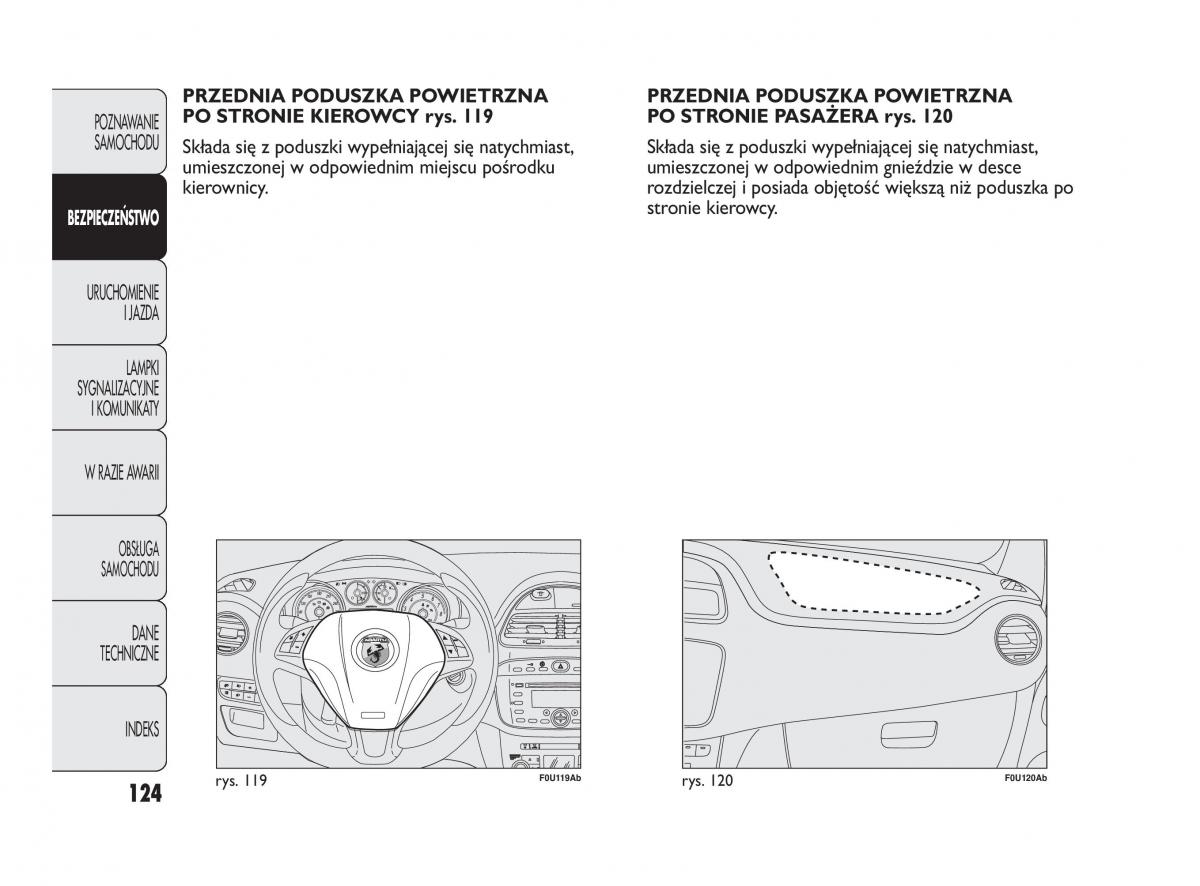 manual  Abarth Punto instrukcja / page 125