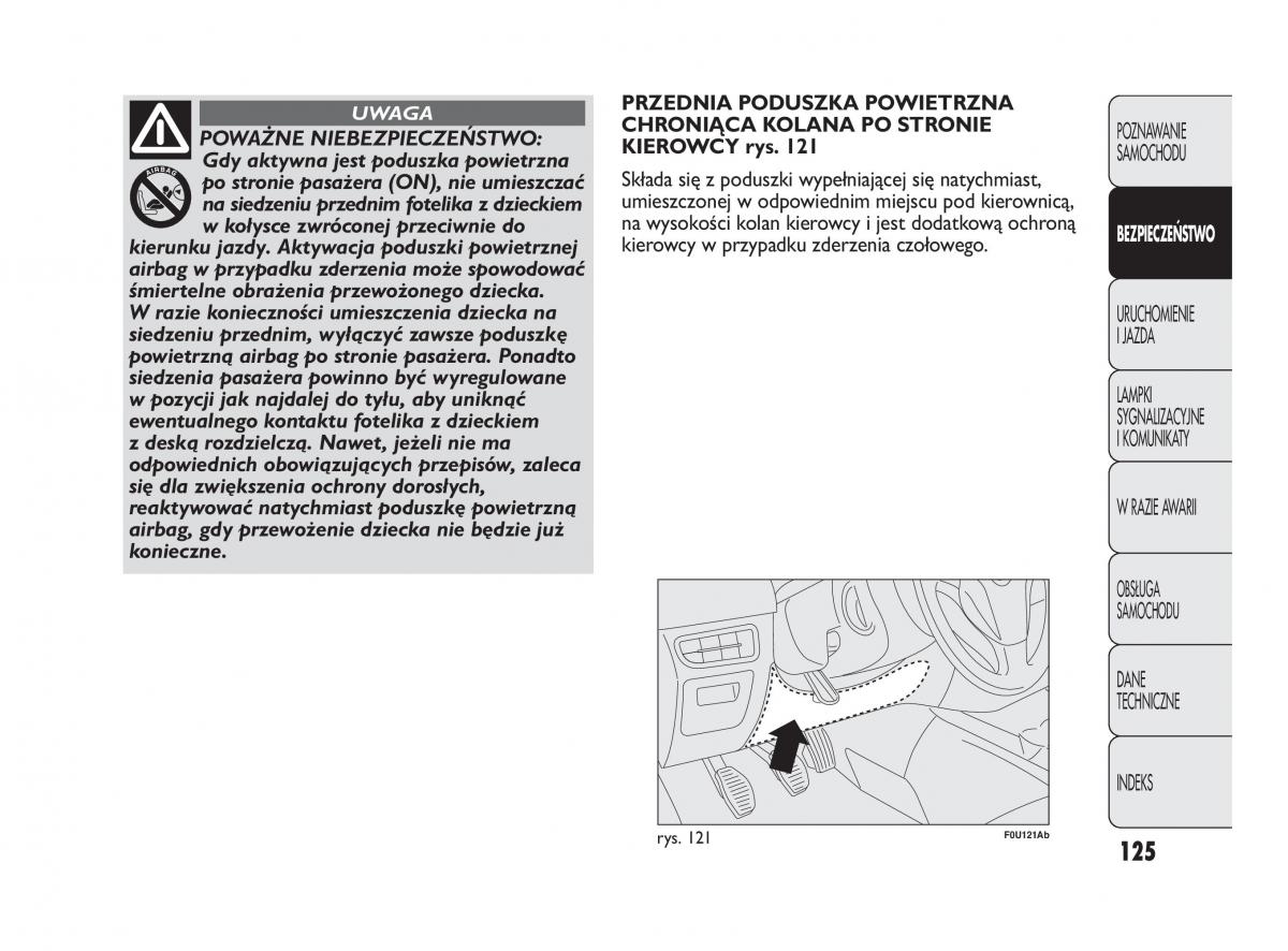 Abarth Punto instrukcja obslugi / page 126