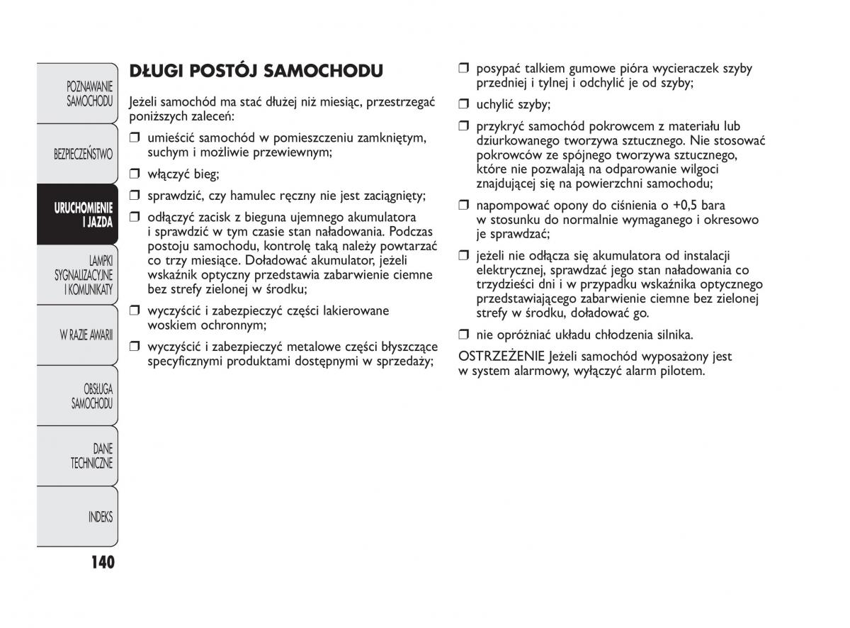 manual  Abarth Punto instrukcja / page 141