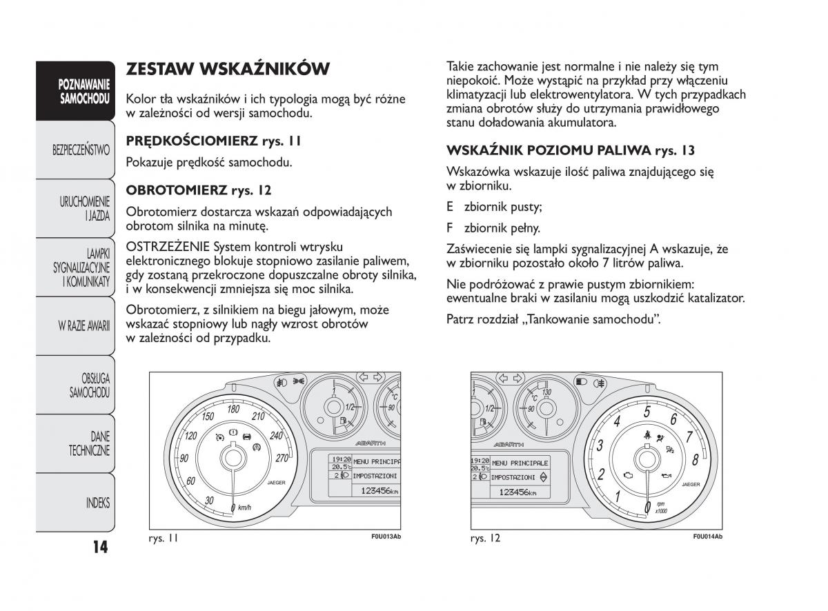 Abarth Punto instrukcja obslugi / page 15