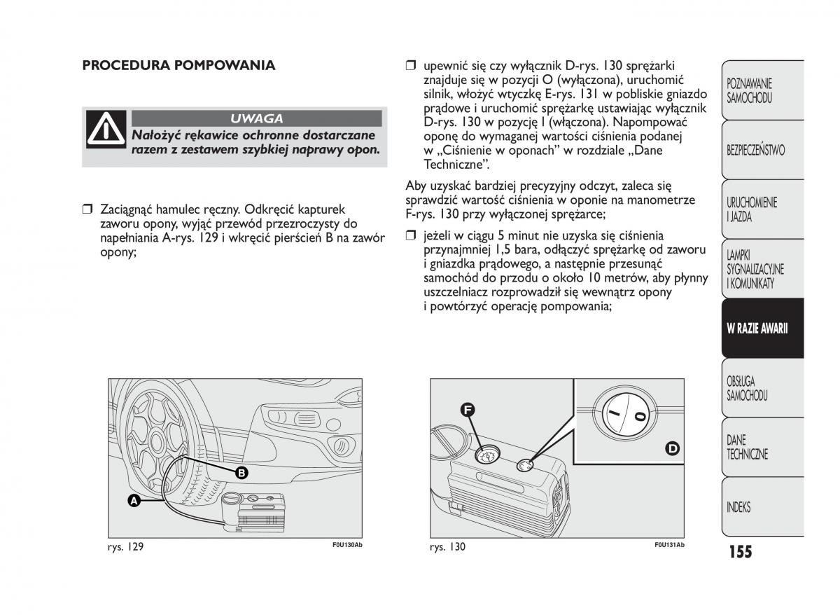 manual  Abarth Punto instrukcja / page 156