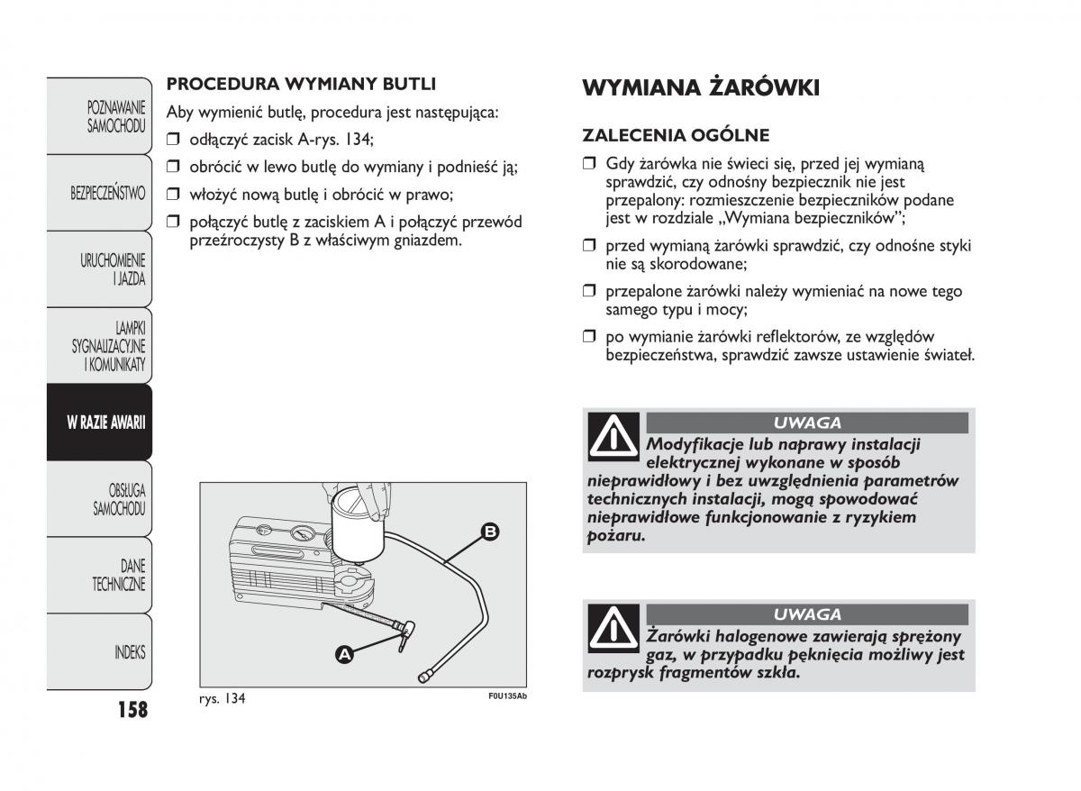 manual  Abarth Punto instrukcja / page 159