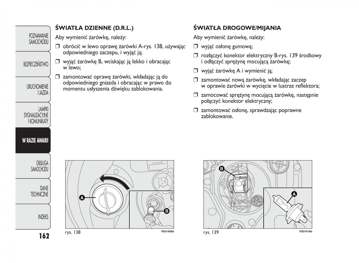 manual  Abarth Punto instrukcja / page 163