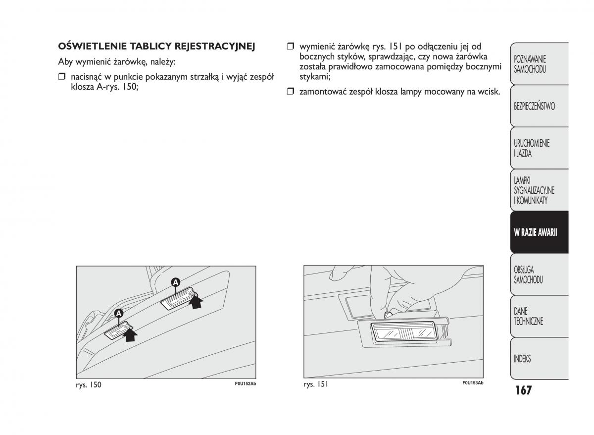 Abarth Punto instrukcja obslugi / page 168