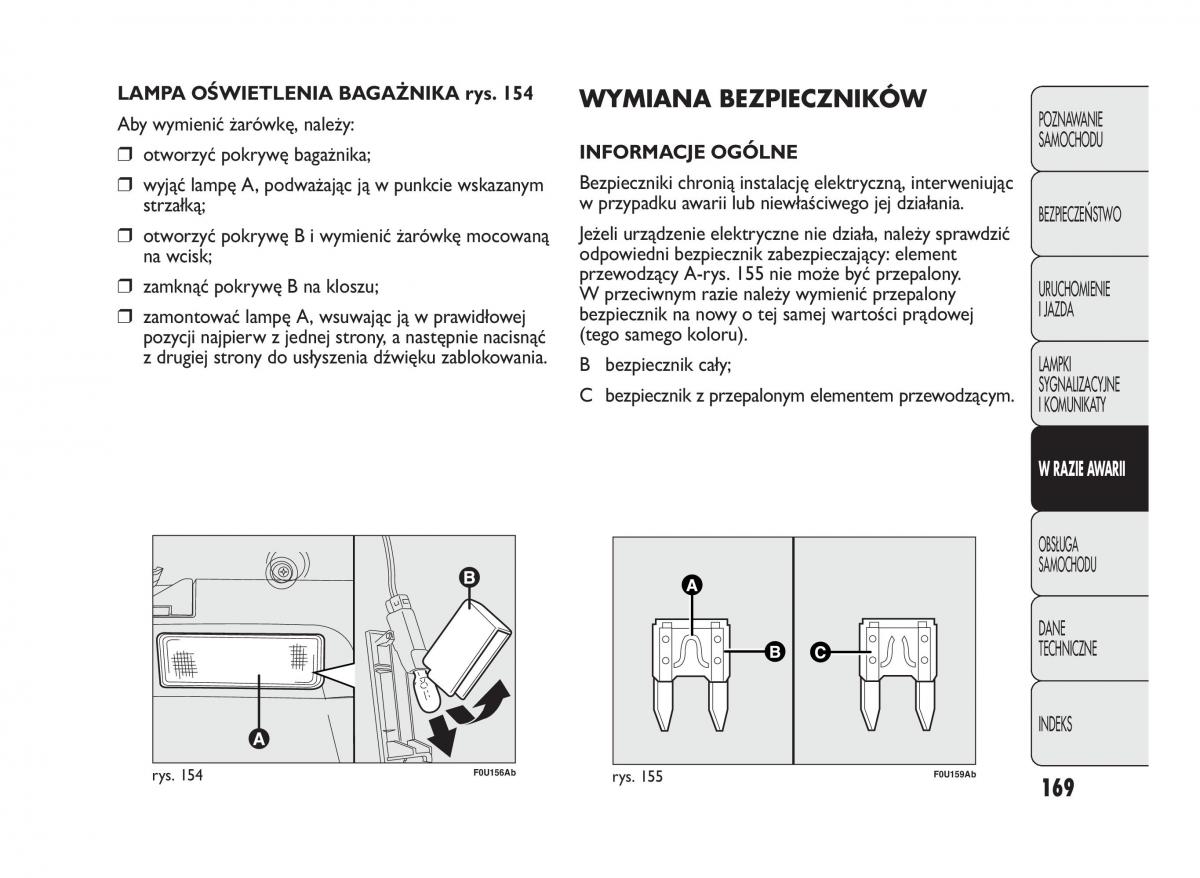 manual  Abarth Punto instrukcja / page 170