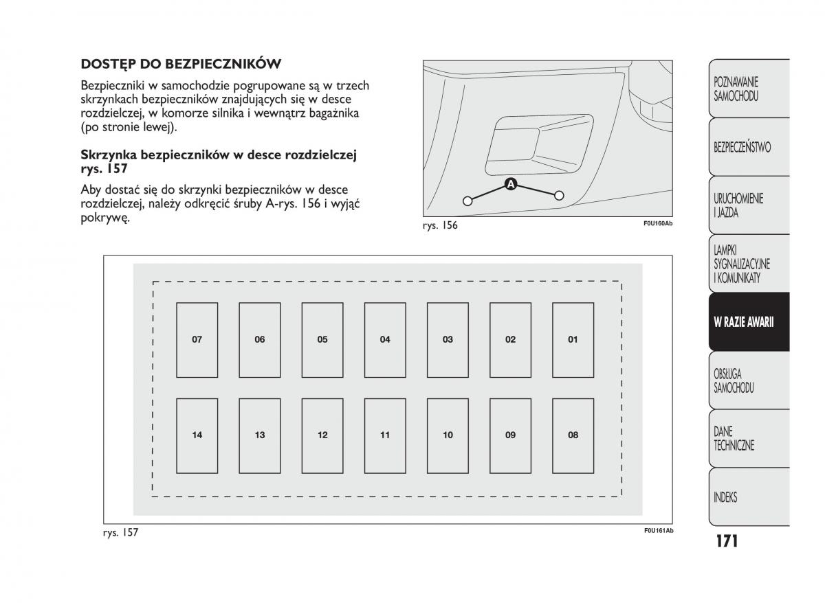 manual  Abarth Punto instrukcja / page 172