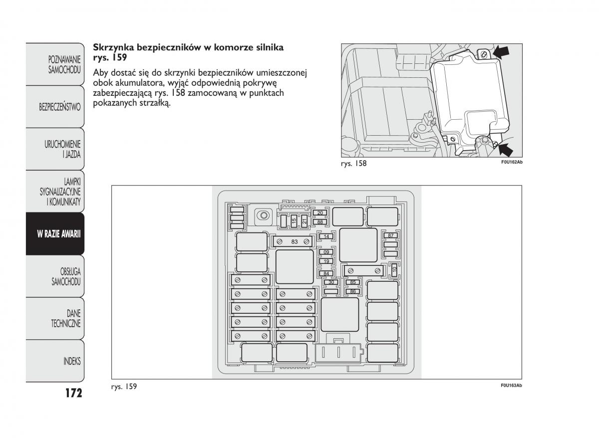 manual  Abarth Punto instrukcja / page 173