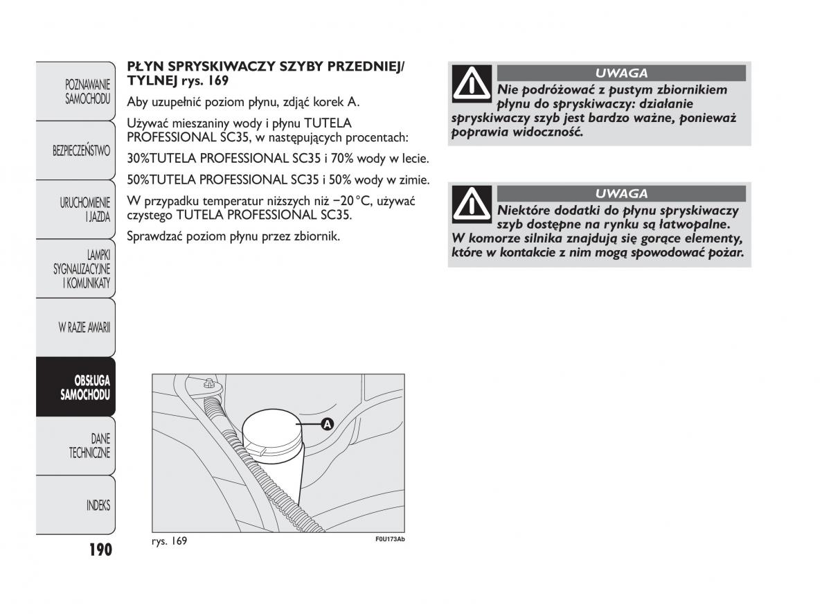 manual  Abarth Punto instrukcja / page 191