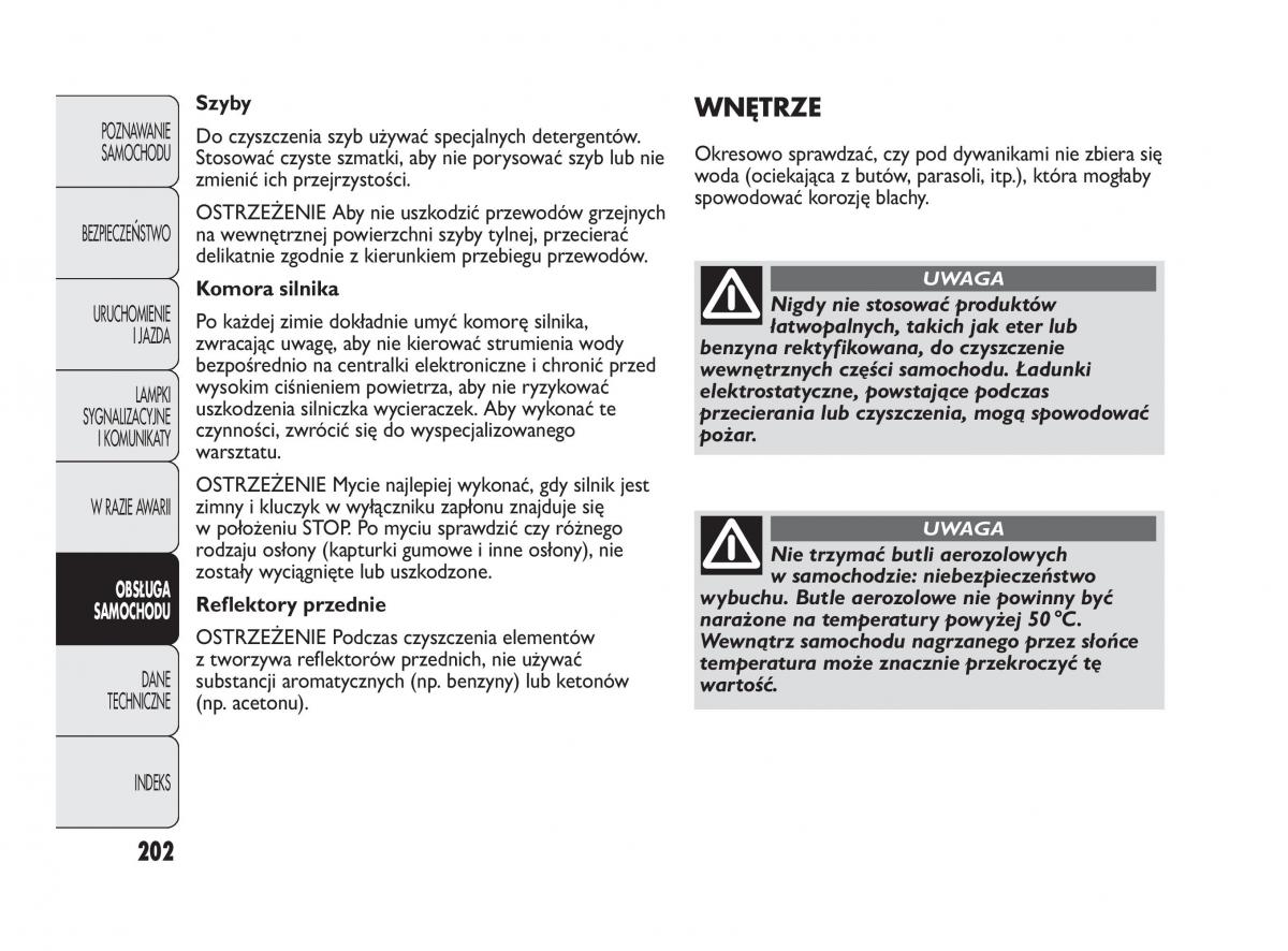 manual  Abarth Punto instrukcja / page 203