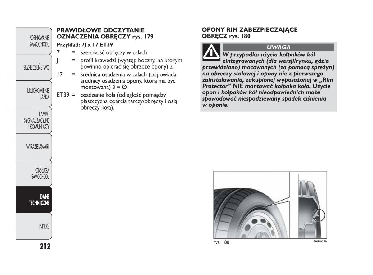 Abarth Punto instrukcja obslugi / page 213