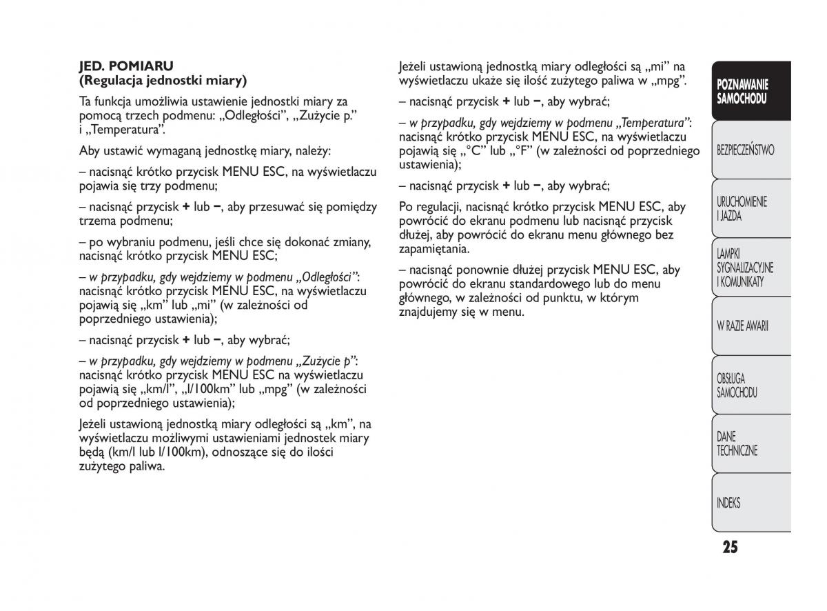 manual  Abarth Punto instrukcja / page 26