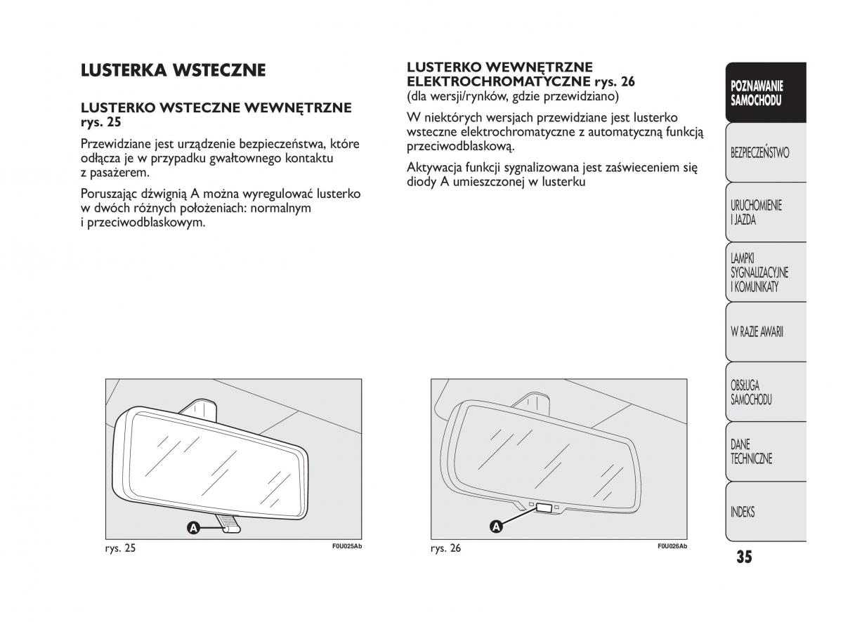 manual  Abarth Punto instrukcja / page 36