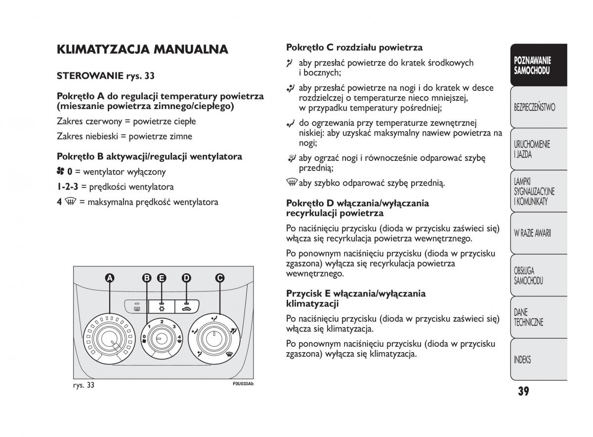 manual  Abarth Punto instrukcja / page 40