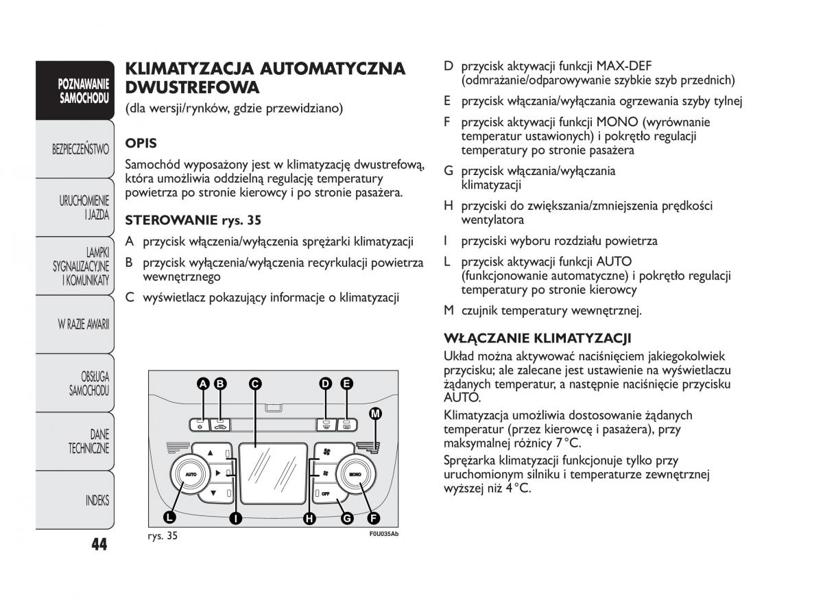 manual  Abarth Punto instrukcja / page 45