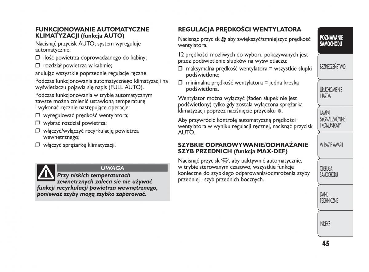 manual  Abarth Punto instrukcja / page 46