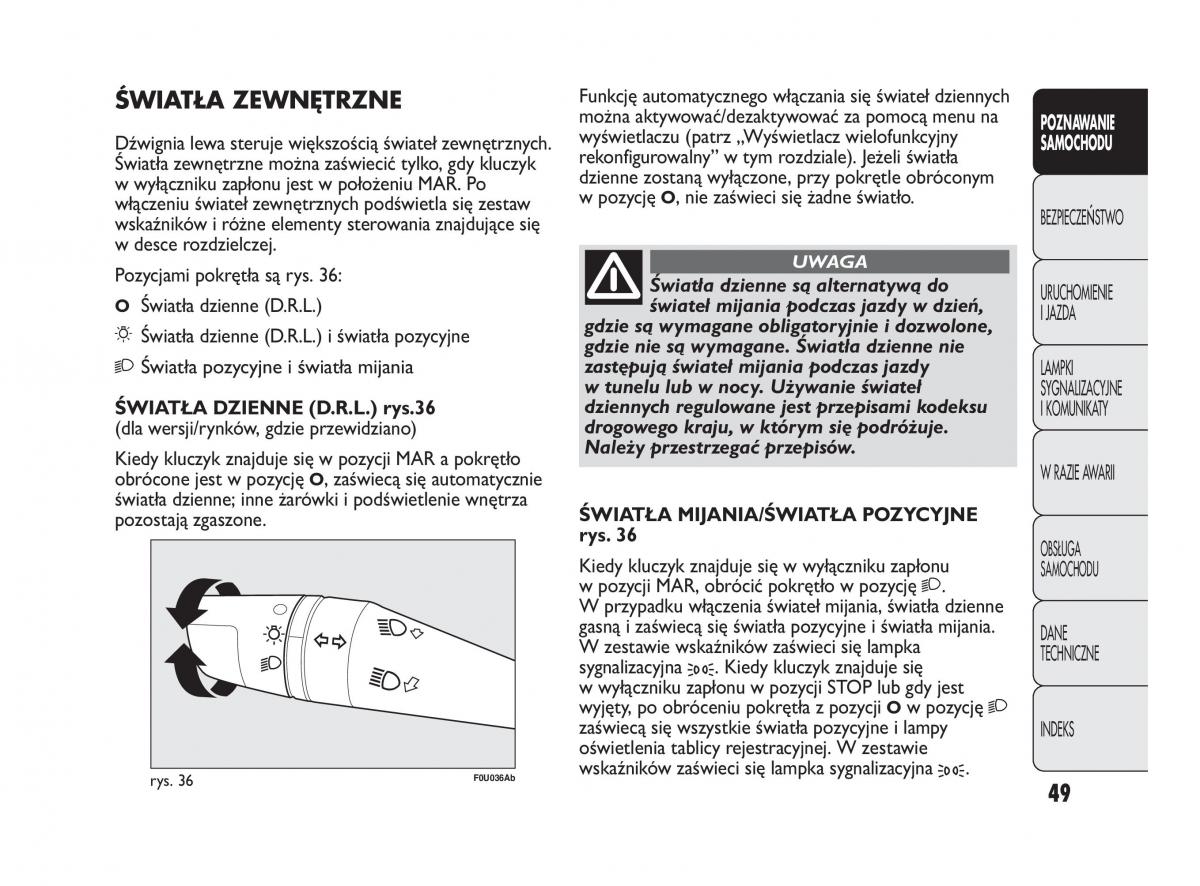 Abarth Punto instrukcja obslugi / page 50