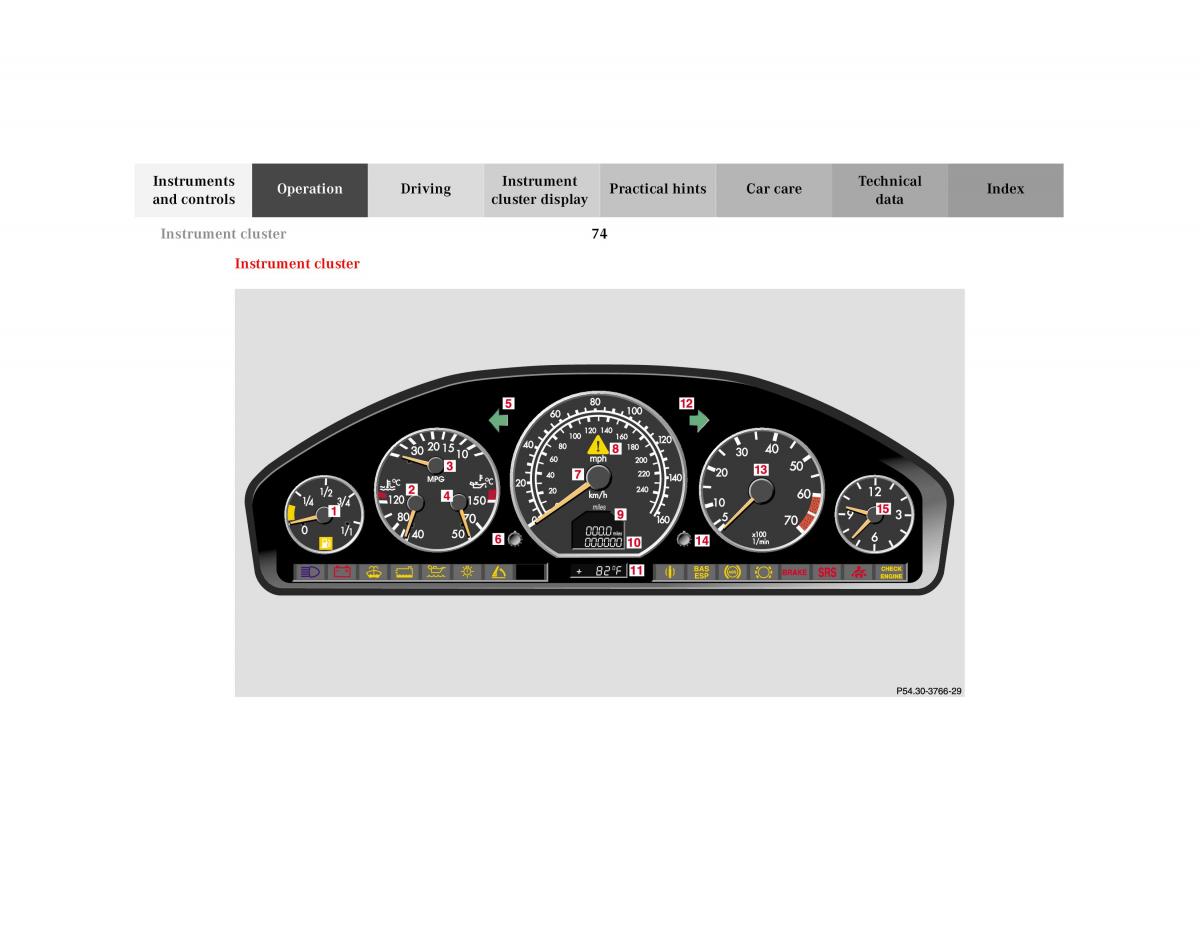 Mercedes Benz SL R129 owners manual / page 78