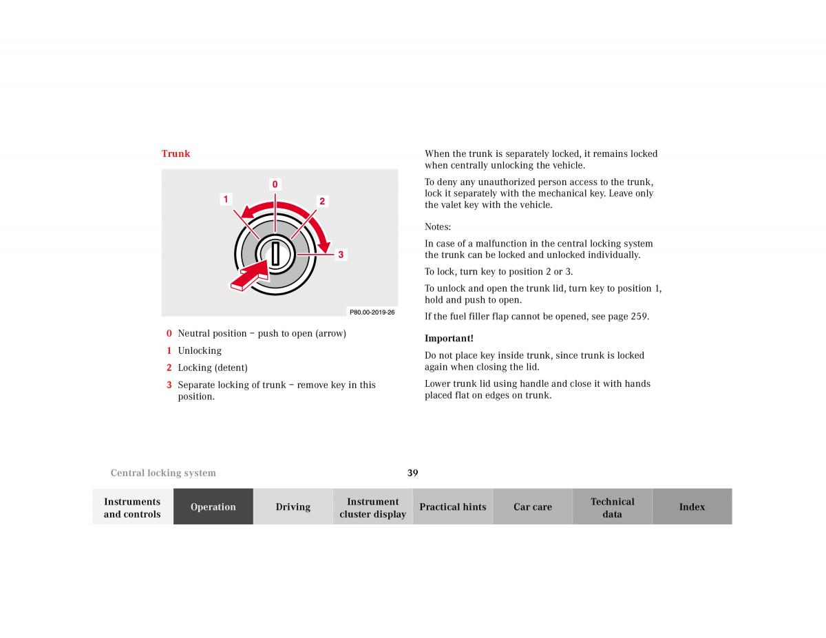 Mercedes Benz SL R129 owners manual / page 43